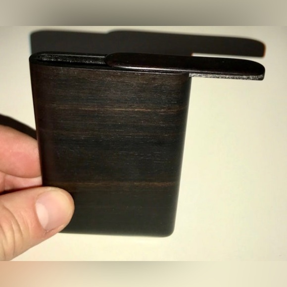 Vintage 1988 Hand Carved Hardwood Personal Business Card Case by BARRY GRISHMAN - Picture 6 of 9